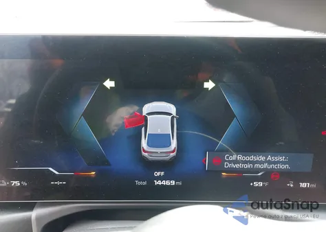 2024 BMW I4 M50 z USA, uszkodzony, nr VIN WBY33AW04RFS12149